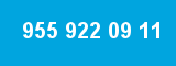 955 922 09 11